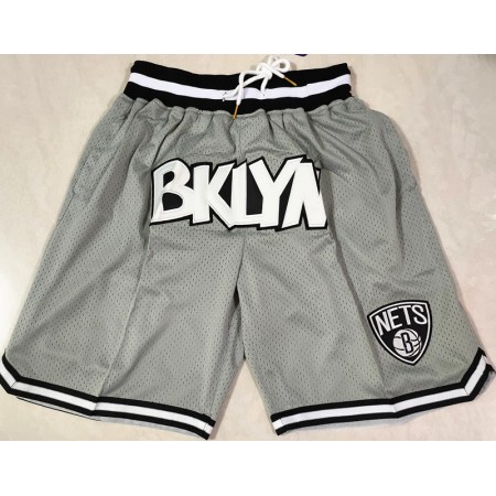 NBA Brooklyn Nets Män Fickor Shorts M002 Swingman